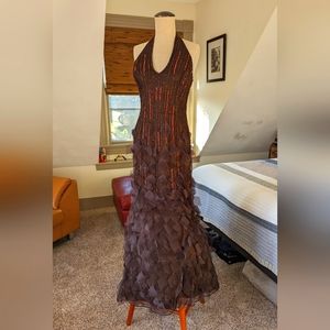 Ignite Evenings Halter Top Formal Dress